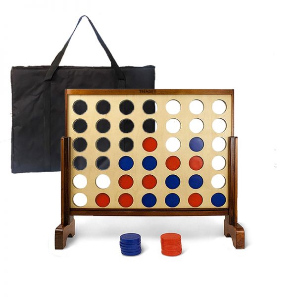 Giant Connect 4 (Four in a Row) Wooden Game